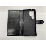 Samsung Galaxy S24 Flip Black Book Case Cover - S24, S24 Plus, S24 Ultra